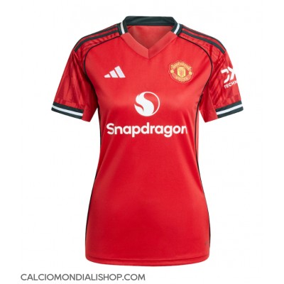Maglie da calcio Manchester United Luke Shaw #23 Prima Maglia Femminile 2025-26 Manica Corta Maglie da calcio Manchester United Luke Shaw #23 Prima Maglia Femminile 2025-26 Manica Corta